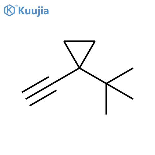 1-tert-butyl-1-ethynylcyclopropane structure