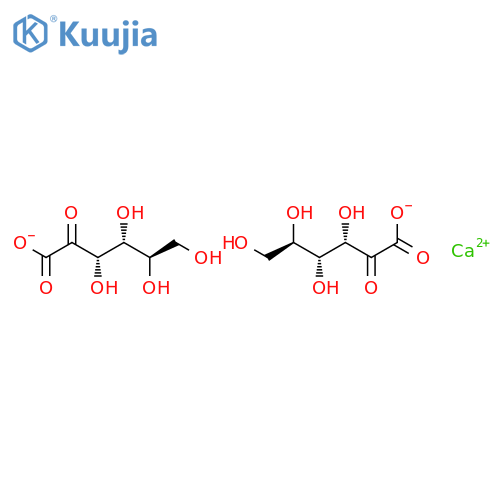 D-arabino-2-Hexulosonicacid, calcium salt (8CI,9CI) structure