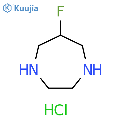6-Fluoro-[1,4]diazepane dihydrochloride structure