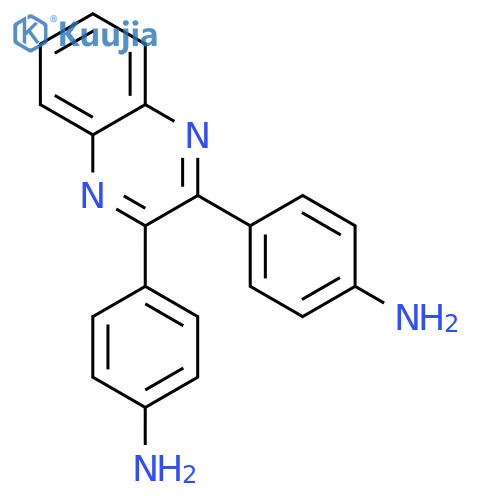 Benzenamine, 4,4'-(2,3-quinoxalinediyl)bis- structure