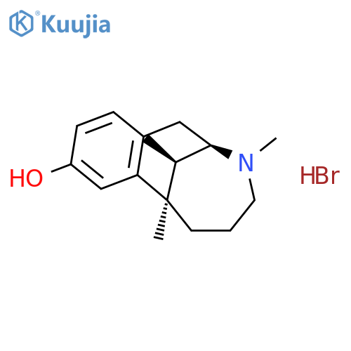 2,7-Methano-1H-3-benzazonin-9-ol,2,3,4,5,6,7-hexahydro-3,7,12-trimethyl-, hydrobromide, [2R-(2a,7a,12R*)]- (9CI) structure