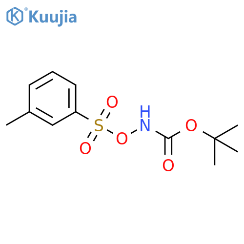 [(1,1-Dimethylethoxy)carbonyl]azanyl 3-methylbenzenesulfonate structure