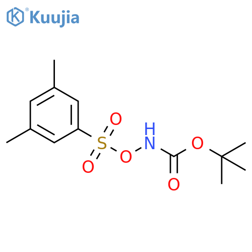 [(1,1-Dimethylethoxy)carbonyl]azanyl 3,5-dimethylbenzenesulfonate structure