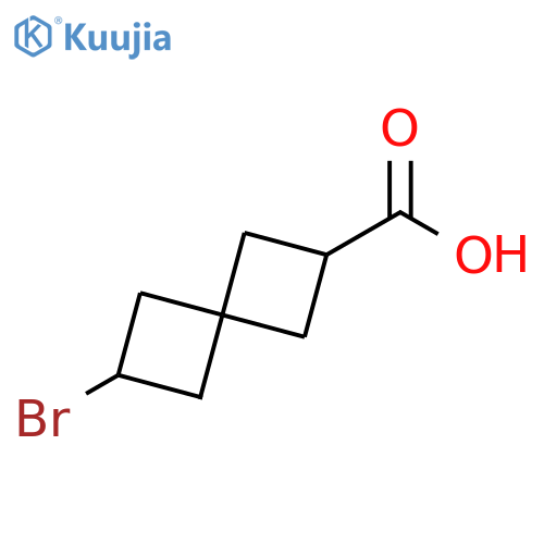 6-bromospiro[3.3]heptane-2-carboxylic acid structure