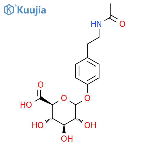 N-Acetyltyramine Glucuronide structure