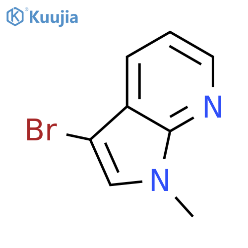 3-Bromo-1-methyl-1H-pyrrolo[2,3-b]pyridine structure