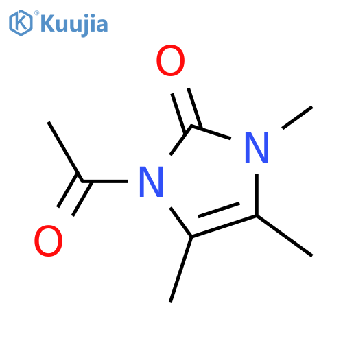 2H-Imidazol-2-one,1-acetyl-1,3-dihydro-3,4,5-trimethyl- structure