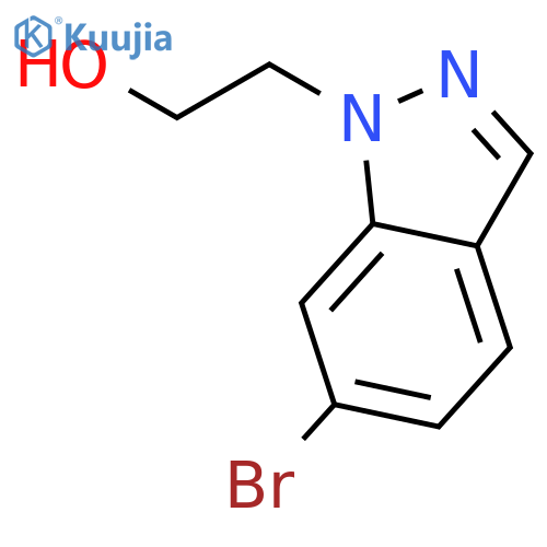 2-(6-Bromo-1h-indazol-1-yl)ethanol structure