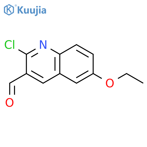 2-Chloro-6-ethoxyquinoline-3-carboxaldehyde structure