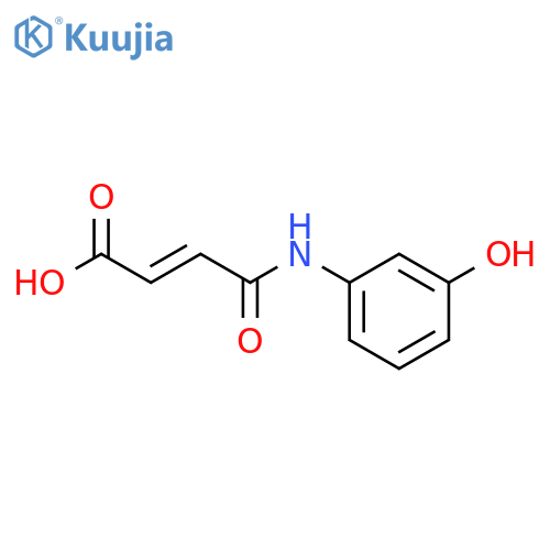 2-Butenoic acid,4-[(3-hydroxyphenyl)amino]-4-oxo-, (2Z)- structure