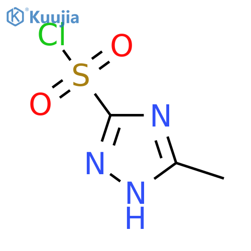 5-Methyl-4H-1,2,4-triazole-3-sulfonyl chloride structure