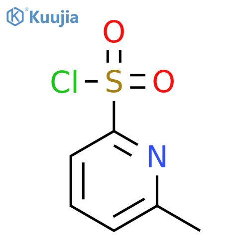 6-methylpyridine-2-sulfonyl chloride structure