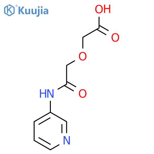 2-Oxo-2-(pyridin-3-ylamino)ethoxyacetic acid structure