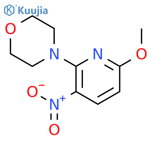4-(6-Methoxy-3-nitropyrid-2-yl)morpholine structure