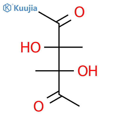 3,4-dihydroxy-3,4-dimethylhexane-2,5-dione structure