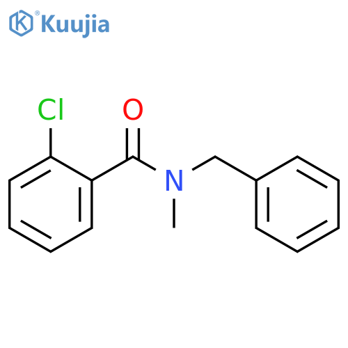 N-benzyl-2-chloro-N-methylbenzamide structure