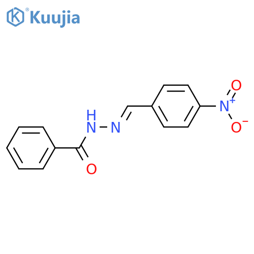 Benzoic acid,2-[(4-nitrophenyl)methylene]hydrazide structure