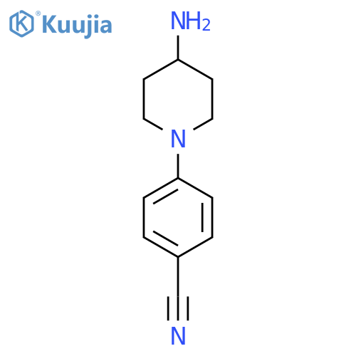 4-(4-Aminopiperidin-1-yl)benzonitrile structure