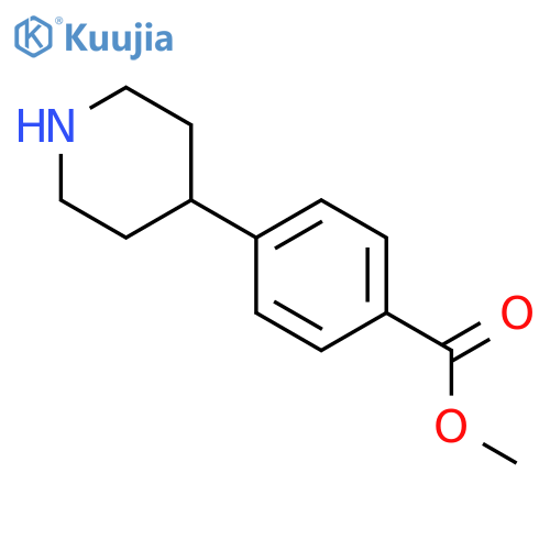 methyl 4-(piperidin-4-yl)benzoate structure