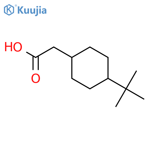 2-(4-tert-butylcyclohexyl)acetic acid structure