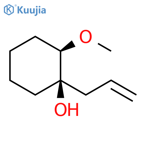 Cyclohexanol, 2-methoxy-1-(2-propen-1-yl)-, (1R,2R)-rel- structure
