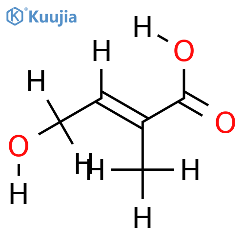 4-HYDROXY-2-METHYLBUT-2-ENOIC ACID structure