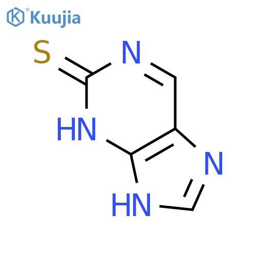 2-Mercaptopurine structure