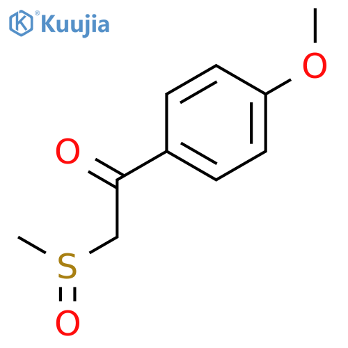 1-(4-methoxyphenyl)-2-methylsulfinylethanone structure