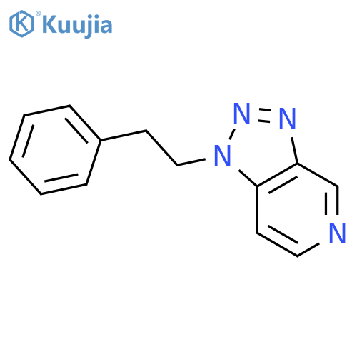 1H-1,2,3-Triazolo[4,5-c]pyridine,1-(2-phenylethyl)- structure