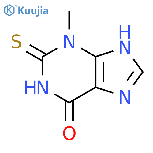 3-methyl-2-sulfanylidene-2,3,6,7-tetrahydro-1H-purin-6-one structure