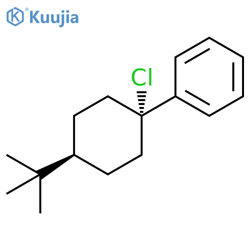 Benzene, [1-chloro-4-(1,1-dimethylethyl)cyclohexyl]-, cis- (9CI) structure