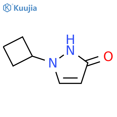 3H-Pyrazol-3-one, 1-cyclobutyl-1,2-dihydro- structure
