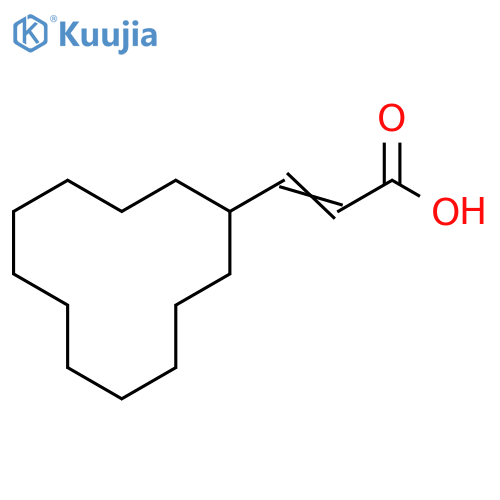 2-Propenoic acid,3-cyclododecyl- structure