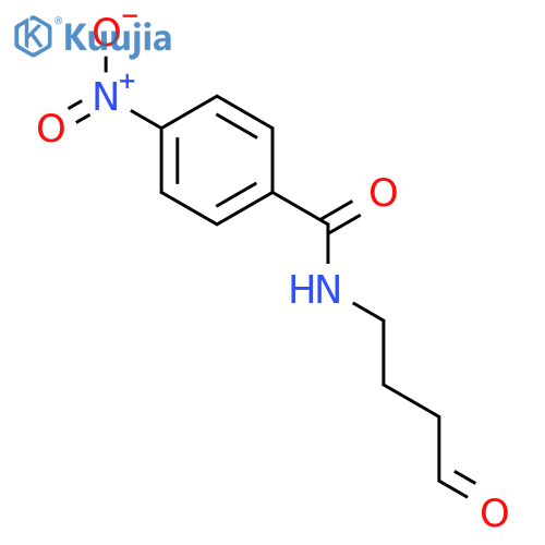 Benzamide, 4-nitro-N-(4-oxobutyl)- structure