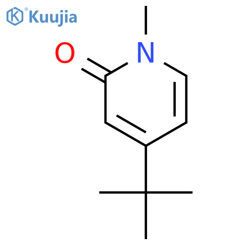 4-tert-Butyl-1-methylpyridin-2(1H)-one structure