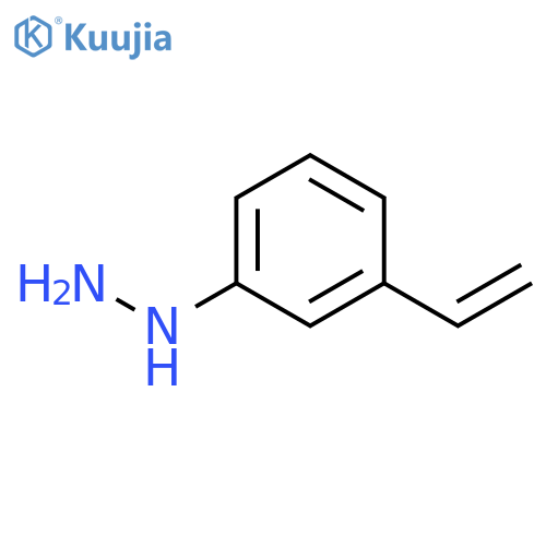 Hydrazine, (3-ethenylphenyl)- structure