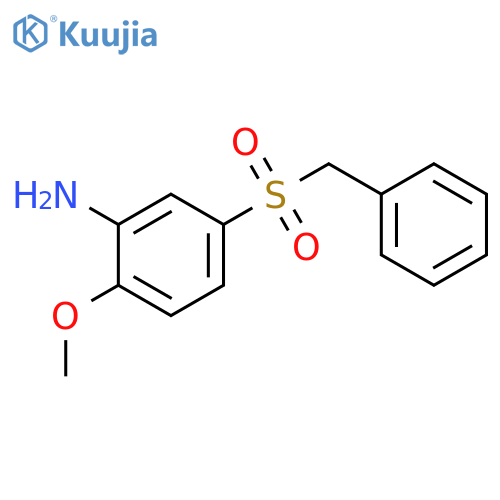 2-Methoxy-5-phenylmethanesulfonyl-phenylamine structure