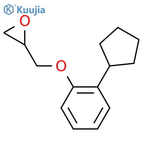 2-(2-Cyclopentylphenoxy)methyl-oxirane structure