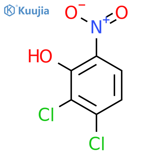 2,3-Dichloro-6-nitrophenol structure