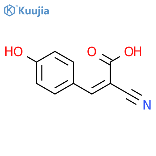 alpha-Cyano-4-hydroxycinnamic acid structure