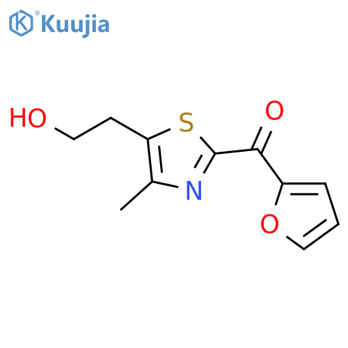 Methanone, 2-furanyl[5-(2-hydroxyethyl)-4-methyl-2-thiazolyl]- structure