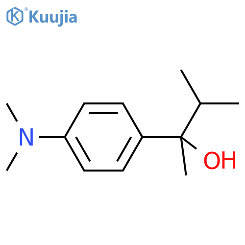 2-[4-(dimethylamino)phenyl]-3-methylbutan-2-ol structure