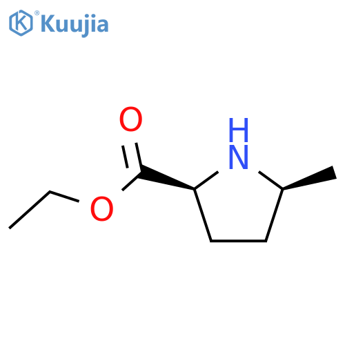 Proline, 5-methyl-,ethyl ester, cis- (8CI) structure