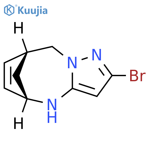 (5S,8R)-2-Bromo-4,5,8,9-tetrahydro-5,8-methanopyrazolo[1,5-a][1,3]diazocine structure
