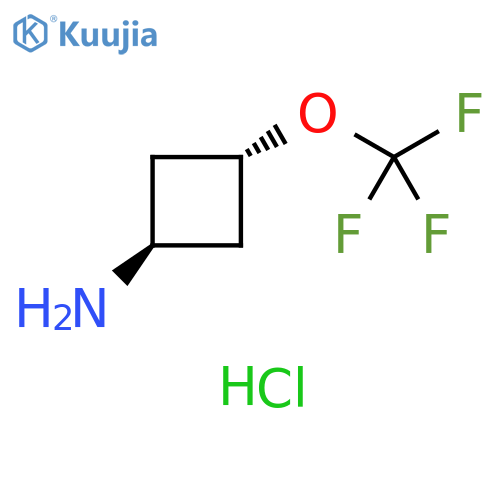 trans-3-Trifluoromethoxy-cyclobutylamine hydrochloride structure