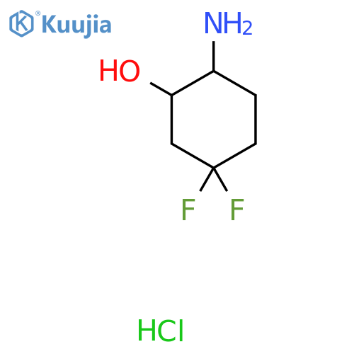 2-Amino-5,5-difluoro-cyclohexanol hydrochloride structure