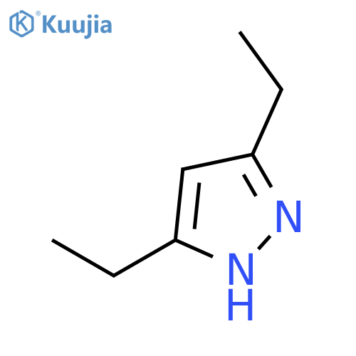 3,5-diethyl-1H-pyrazole structure
