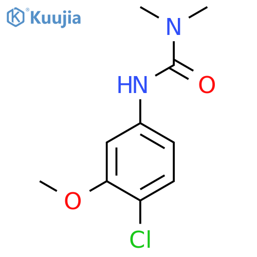 Urea, N'-(4-chloro-3-methoxyphenyl)-N,N-dimethyl- structure