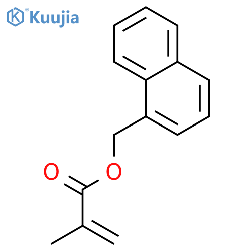 2-Propenoic acid,2-methyl-, 1-naphthalenylmethyl ester structure