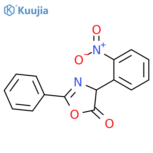 5(4H)-Oxazolone,4-(2-nitrophenyl)-2-phenyl- structure